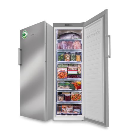 CONGELATEUR VERTICALE SIMFER FS6210+ 210 Litres INOX  7 TIROIRES