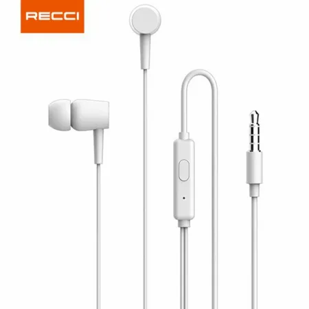 RICCI Ecouteur Filaire REP-L06 Blanc  