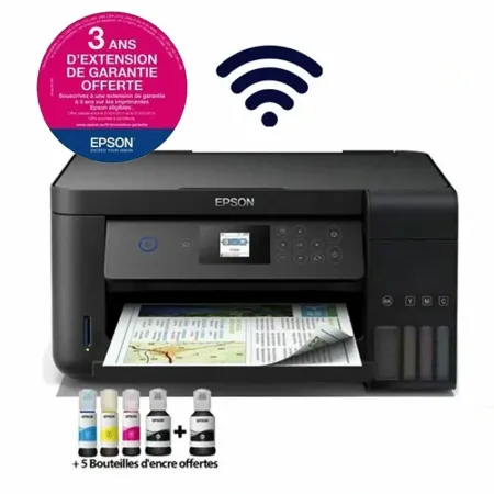 Imprimante Epson EcoTank L4260 multifonction 3-en-1 avec Wi-Fi et impression recto verso