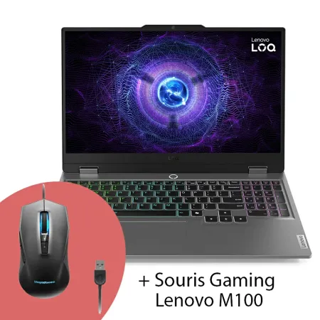 PC Portable Gamer Lenovo LOQ i7 13650HX 16G/512SSD Windows 11 Gris Luna