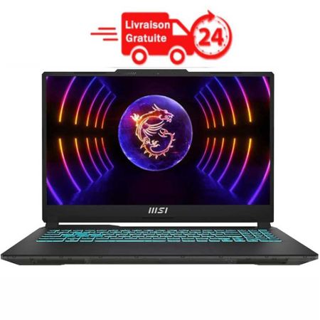 MSI Pc Portable GAMING MSI Cyborg 15 A13VF (i5 13Gén/16Go/512SSD/RTX4060) Noir
