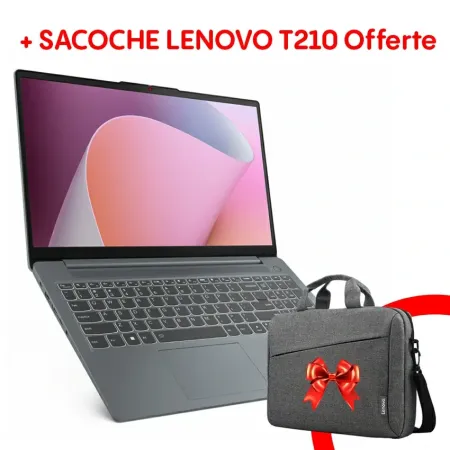 PC PORTABLE LENOVO IDEAPAD SLIM 3 | RYZEN 5 7520U - 16Go - 512SSD - FD +  SACOCHE