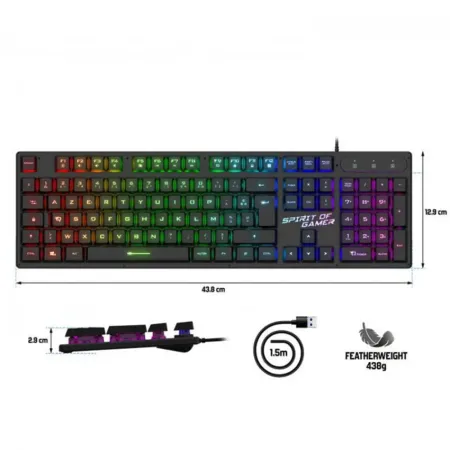 CLAVIER GAMING FILAIRE SPIRIT OF GAMER  PRO K1