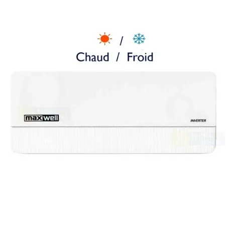 Climatiseur Maxwell 12000 BTU | Inverter Chaud/Froid – Tropicalisé T3