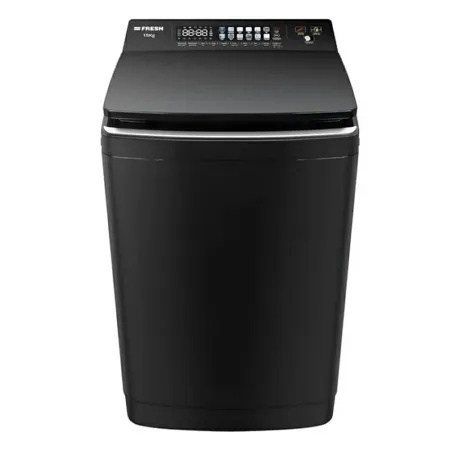 Machine à Laver FRESH - FTM-15B |15KG - NOIR - TOP - 800 TOURS