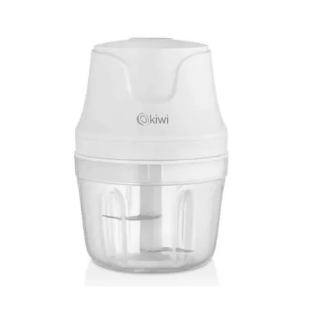 "Mini Hachoir KIWI KC-8204 rechargeable avec bol en verre"