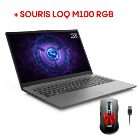 PC PORTABLE LENOVO LOQ | i7 12é Gén - 32GO - 512SSD - RTX 4050 - WIN11 + SOURIS M100