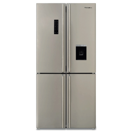  refrigerateur-side by side-focus- smart 6300 (84cm)--inox-avec afficheur--