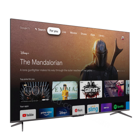 Tv TCL 55" P735 SMART GOOGLE TV | 4K -  UHD - 55P735 - Noir 