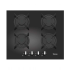 Plaque de cuisson Focus 4 Feux  60 cm | à Gaz  - F409B  - Noir 