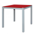 Table en verre 80 x 80 Serena TOP Rouge | SOTUFAB 