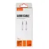 Câble Jack Mâle RECCI 3.5 mm | AUX RH18 - Blanc