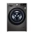Machine à Laver LG Vivace à vapeur 9 kg | Essorage 1400 Tours/min - Lavante / Séchante - DD6M - Noir 