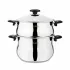 Marmite OMS Inox 18/10 Noir 5 L