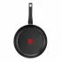 Poêle TEFAL 24cm Antiadhésif | B5560453 - Noir 
