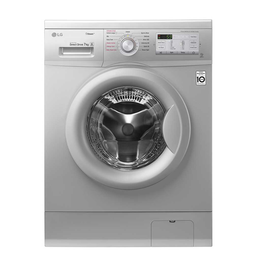 Machine à Laver LG 7 kg | Essorage 1400 Tours/min - FH4G7QDY5 - Silver