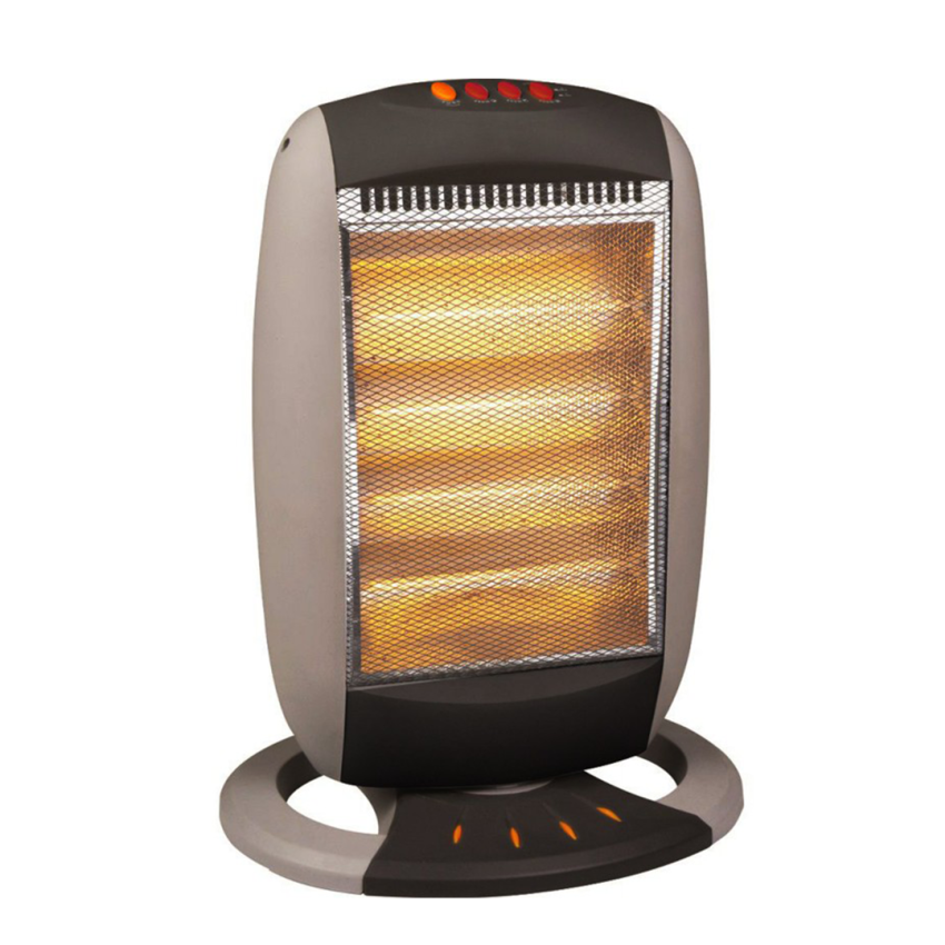 Chauffage Electrique BIOLUX 1200 W | Halogène M.CH1200 - Gris