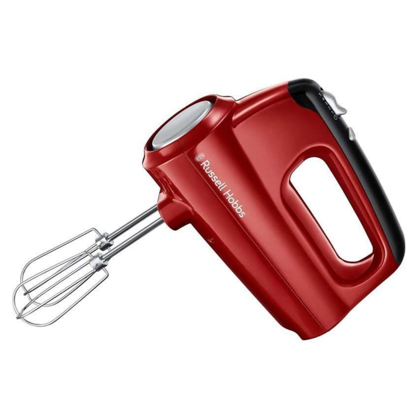 Batteur RUSSELL HOBBS 350 W | 5 Vitesses - Desire 24670.56 - Rouge & Noir 