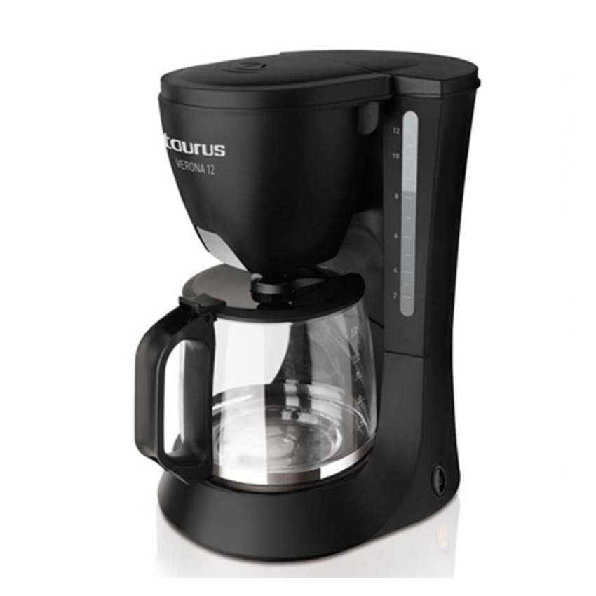 Cafetière TAURUS Verona 600 W | 4 à 6 tasses - 920614000 - Noir 