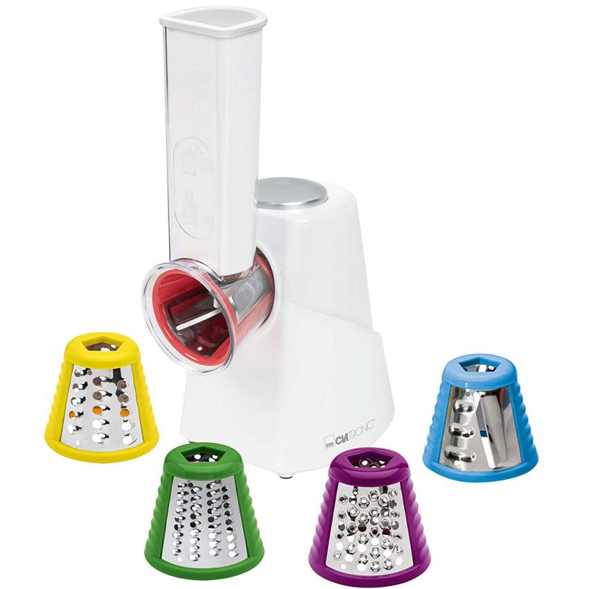 Multi râpe électrique express Clatronic 5en1 | 150 W - ME3604 - Blanc