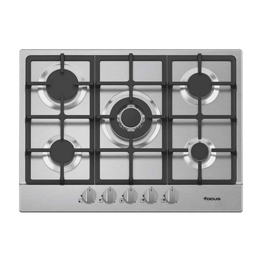 Plaque de cuisson Focus 5 Feux à Gaz | 70cm  -  F478X  -  Inox 5 