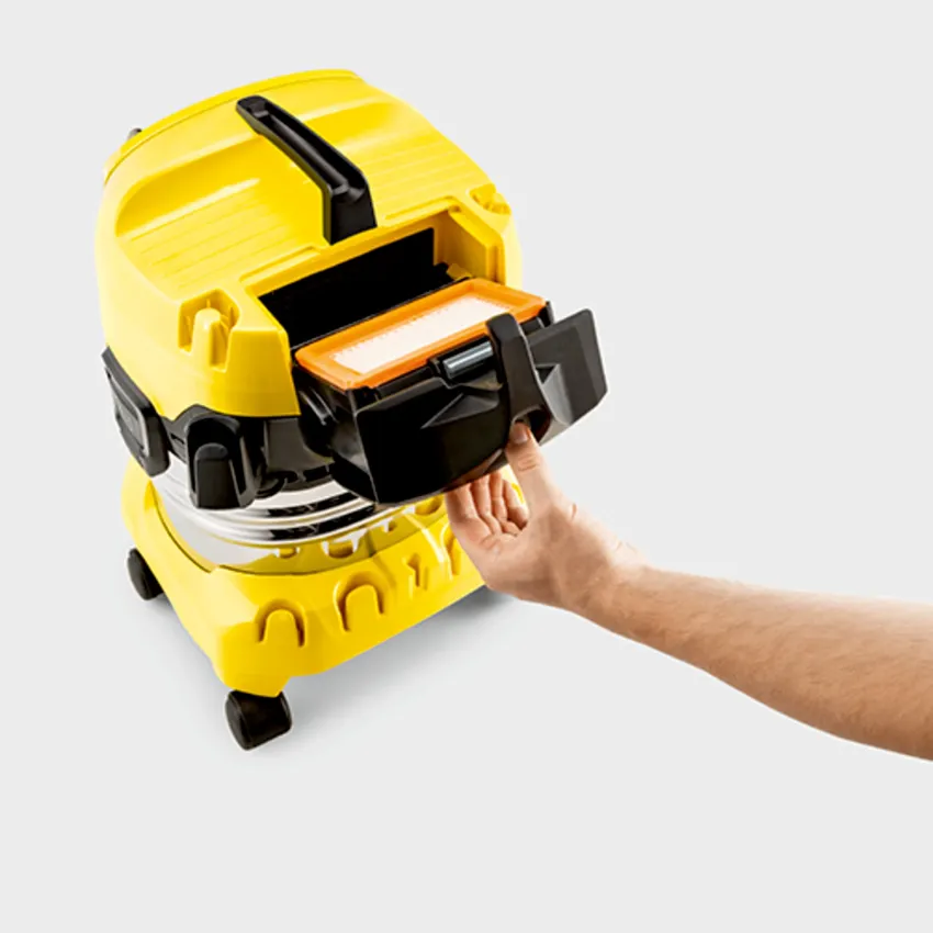 Aspirateur Eau et Poussières KARCHER WD4 | 1.628-260.0 - Jaune/Inox