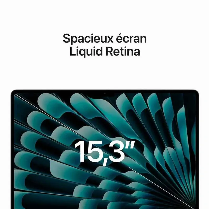 Apple MacBook Air M2 15 pouces 8/256Go Argent