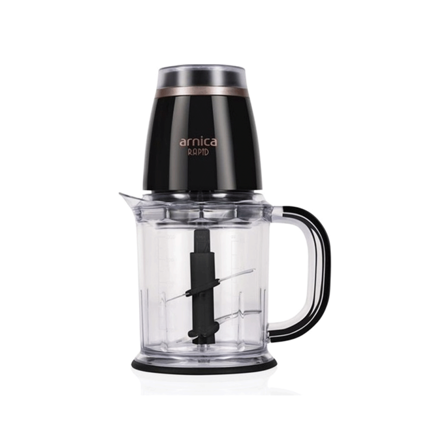 Mini Hachoir ARNICA 500 W 4 Lames inox | GH.21133 - Noir