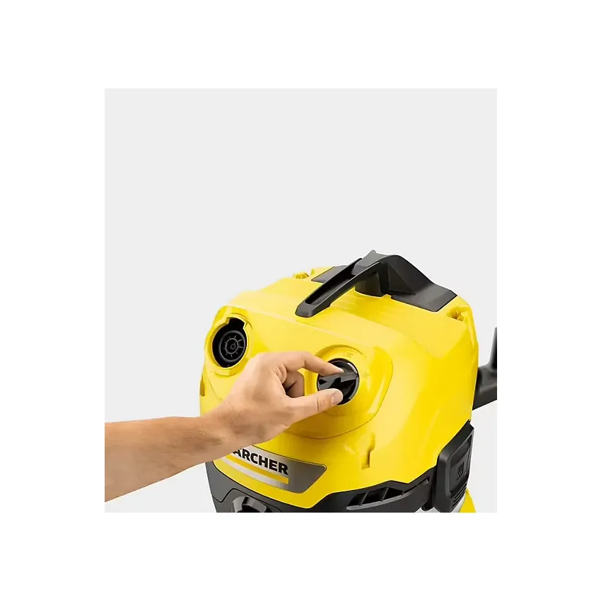 Aspirateur Eau et Poussières KARCHER WD4 | 1.628-260.0 - Jaune/Inox