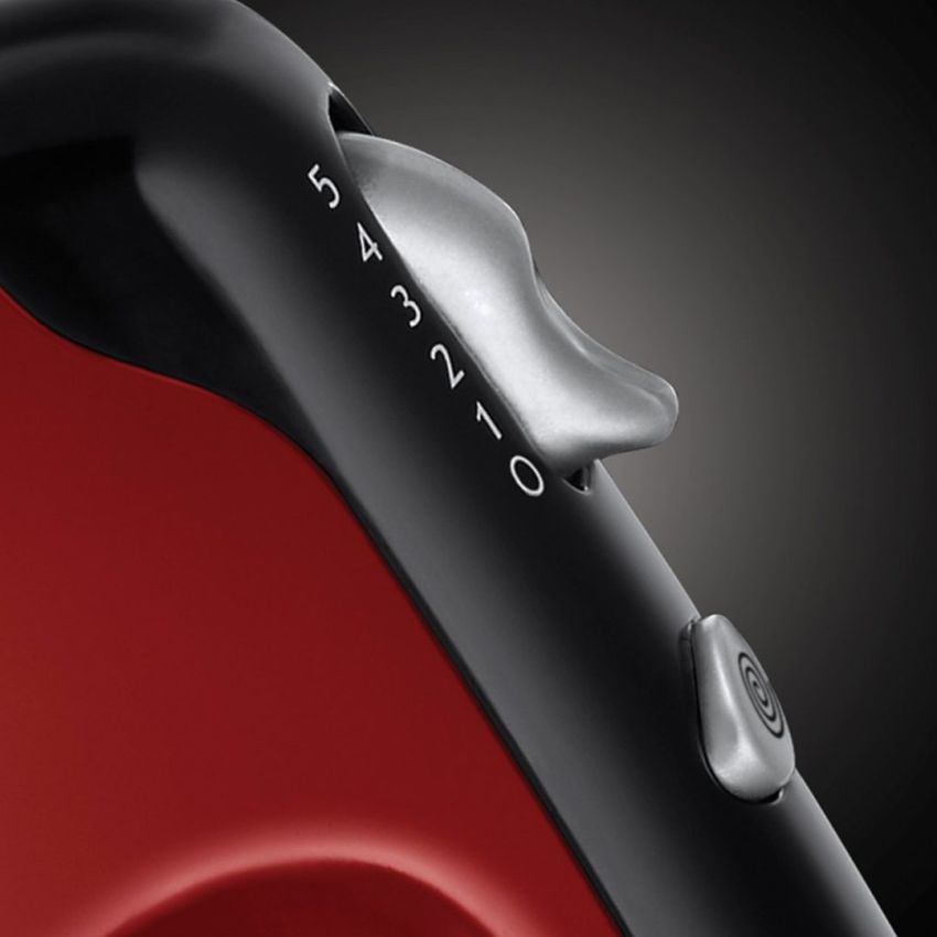 Batteur RUSSELL HOBBS 350 W | 5 Vitesses - Desire 24670.56 - Rouge & Noir 