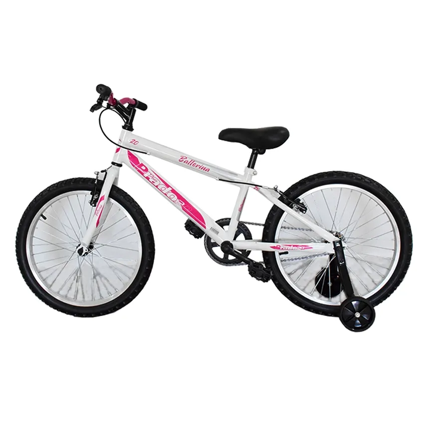 Bicyclette Pour Fille 20 Pouce RODEO | 6020-PF - Blanc & Rose 