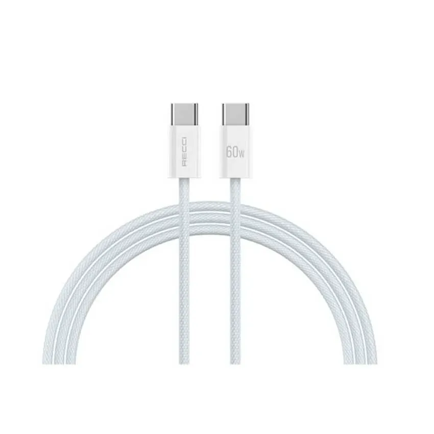 Câble Type-C – Type-C | RECCI RS13CC – Compatible Avec IPhone