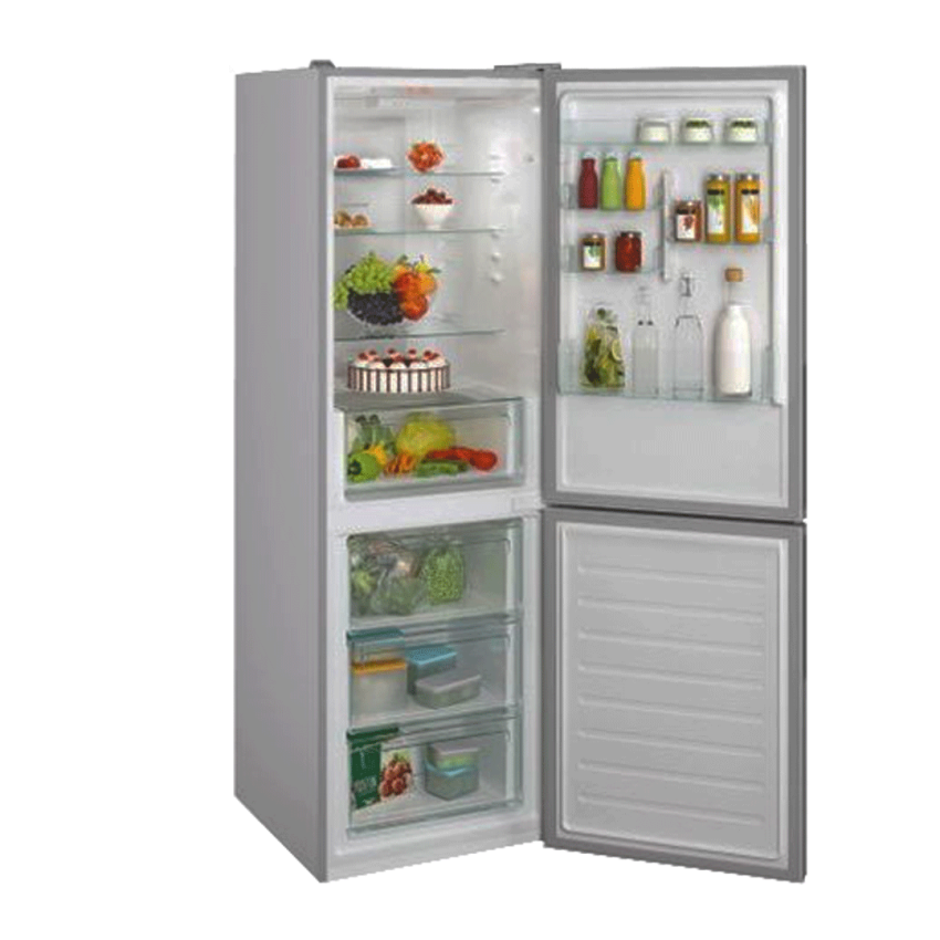 Réfrigérateur Combiné Candy 342 Litre | NoFrost / Sans givre - CCE3T618FSD - Silver