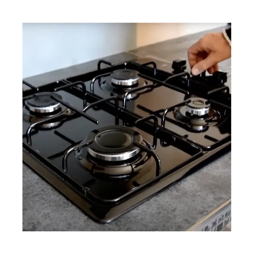 Plaque de cuisson BEKO à Gaz 4 Feux | 60 cm -  HIGG 64123 SBL  -  Noir 