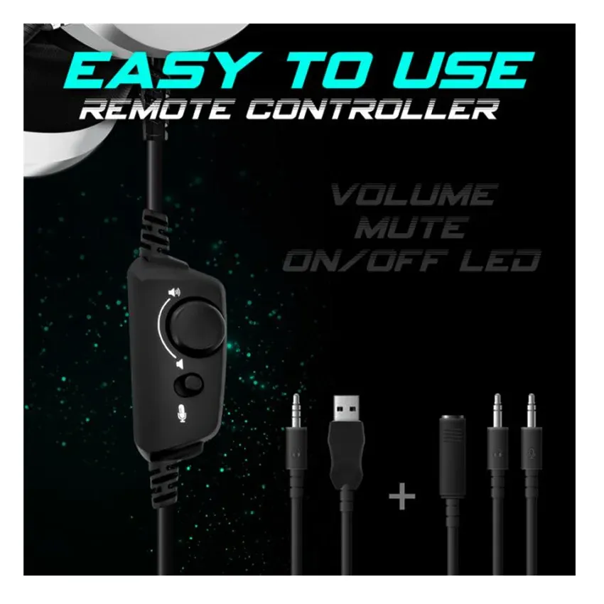 Casque Gamer | Spirit of Gamer - PRO H8 -  LED  -  RGB