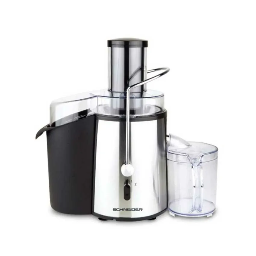 Centrifugeuse SCHNEIDER | Réservoir 2 L - Inox & Noir - Modèle SCHJE850