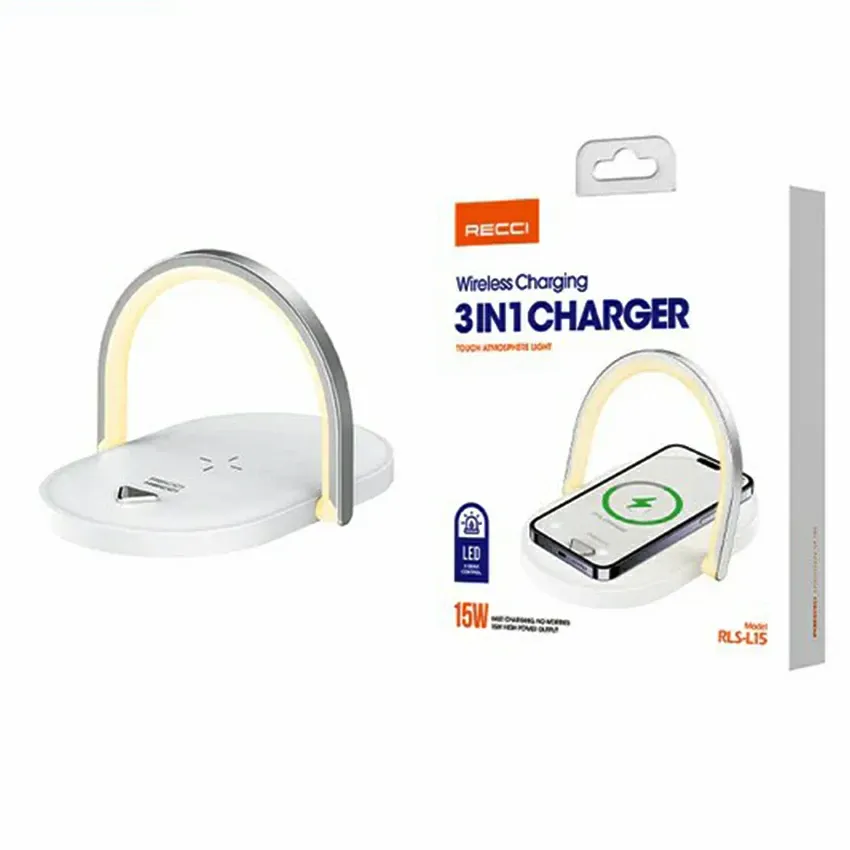 Chargeur Sans Fil RECCI | RLS.L15 - Blanc