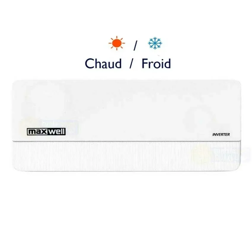 Climatiseur Maxwell 12000 BTU Inverter Chaud/Froid – Tropicalisé T3