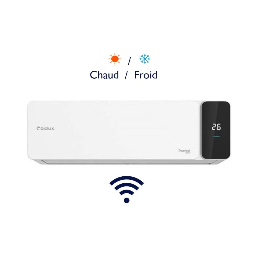 Climatiseur BIOLUX 18000 BTU  | Puissance calibrée pour 40 à 55 m² - M.181CFTS - Blanc 