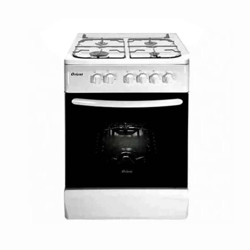 Cuisinière à gaz 4 FEUX ORIENT | OC.6060EBP - Four à Gaz - Blanc 