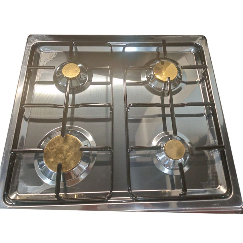 Cuisinière à gaz 4 FEUX  GOLD | 4511E - 55cm - Inox 
