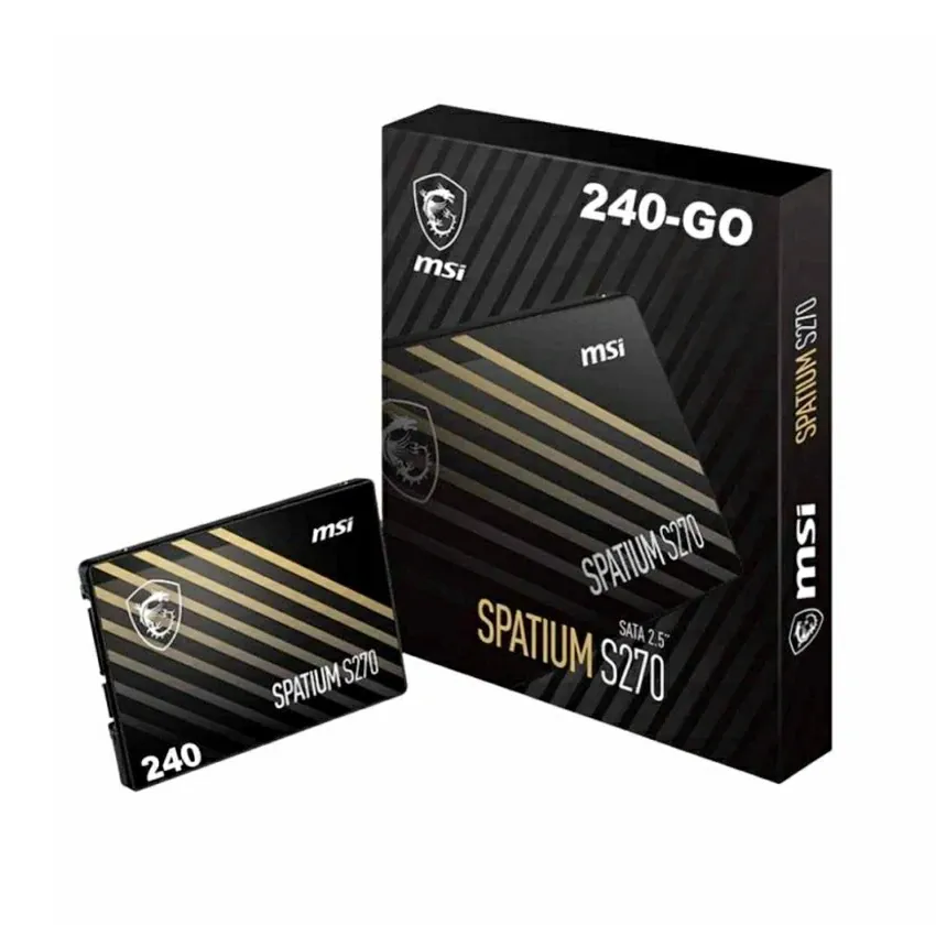 Disque Dur Interne MSI Spatium S270 240 GO SSD