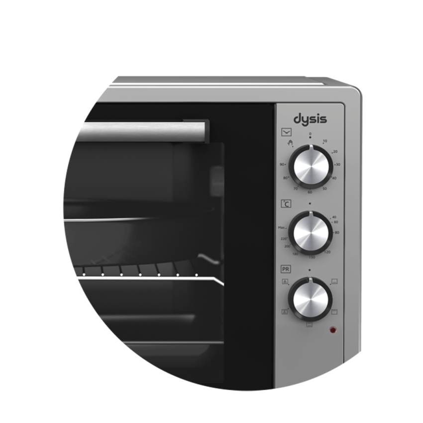 Four Electrique DYSIS 70 Litres | 2200 Watts - DM7001 - Mini-Four - Silver