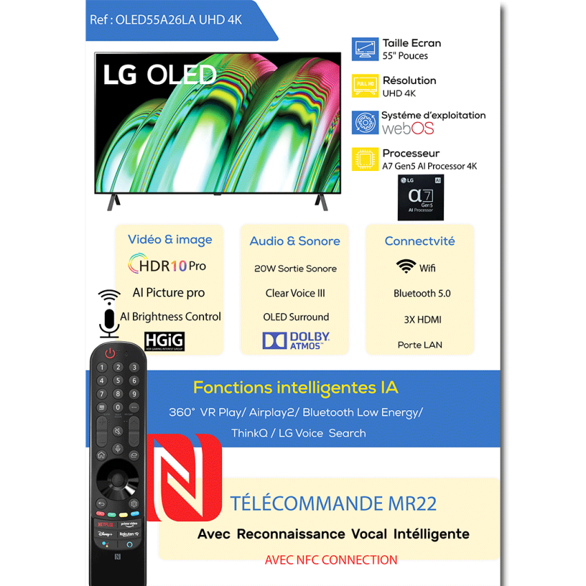TV OLED 4K LG 55