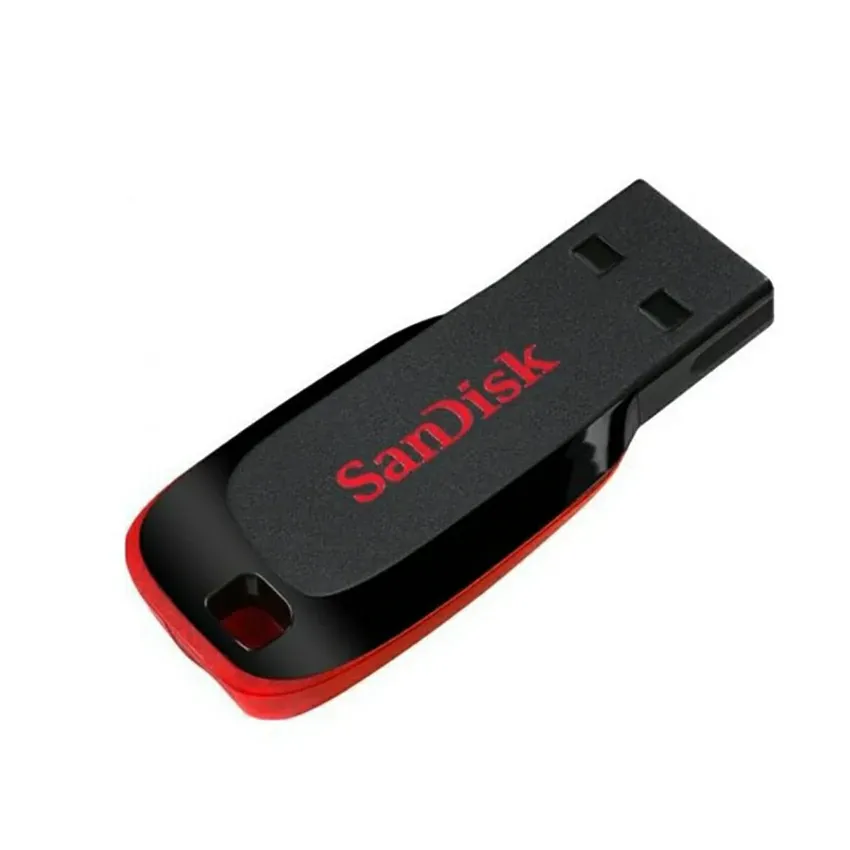 Clé USB 8 Go | SANDISK Cruzer Blade - USB 2.0 - Noir & Rouge 