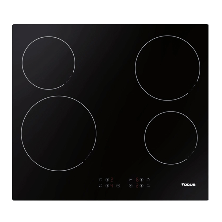Plaque de cuisson Electrique FOCUS 60 cm | F.816X - Noir