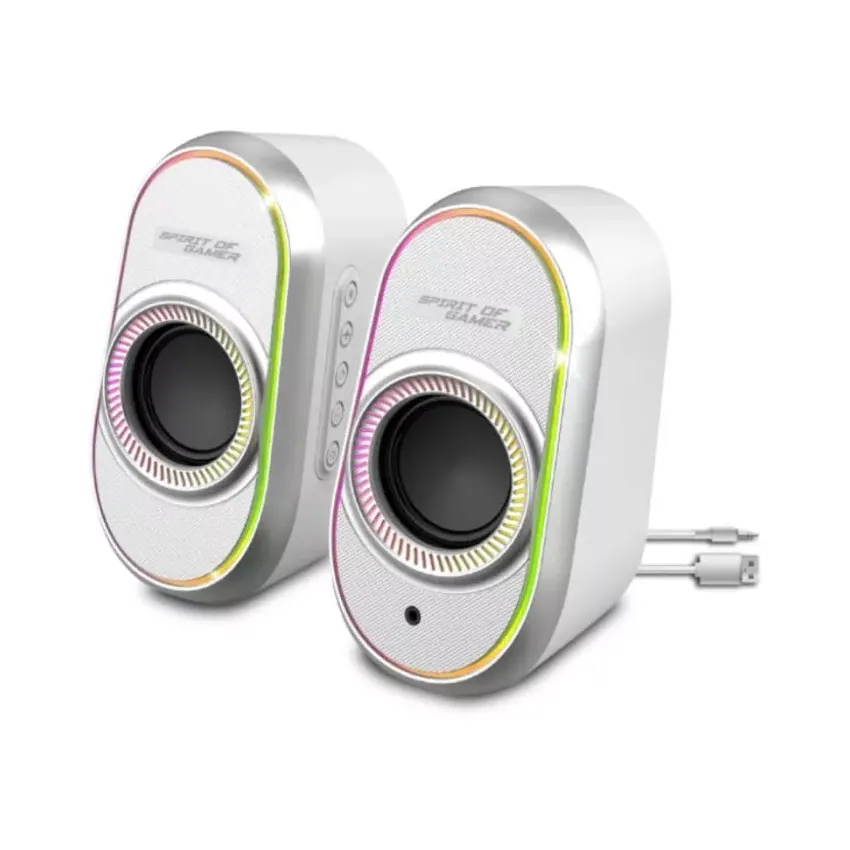 Haut-parleur Gaming Spirit | 12 W Bluetooth SP.5500.WT Compact Blanc