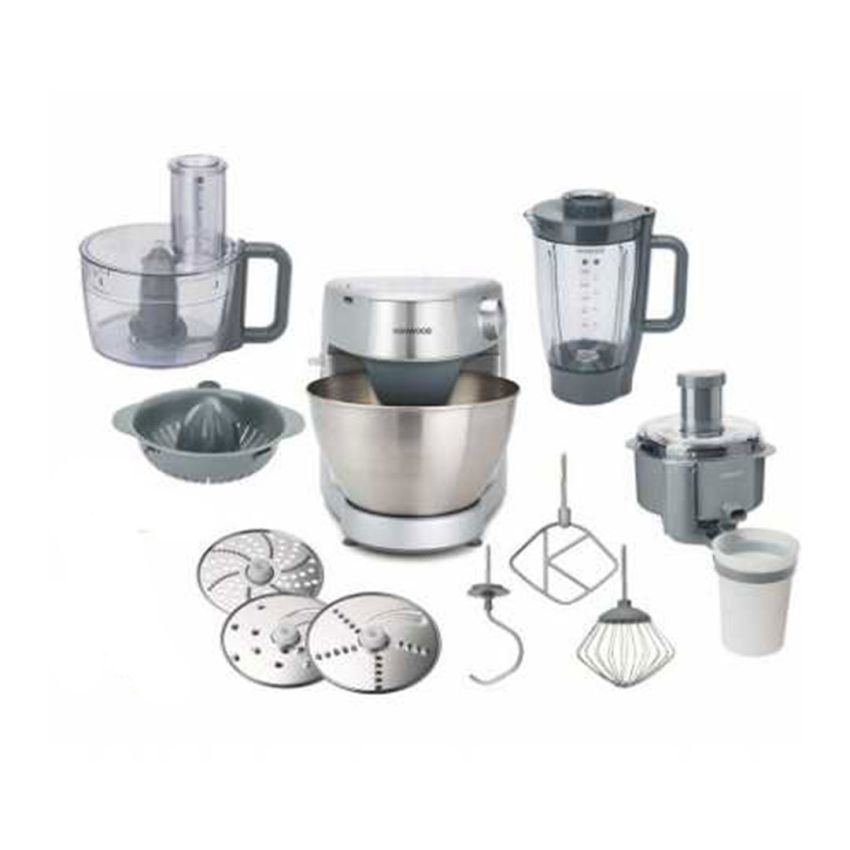 Robot Pétrin  KENWOOD 1000 W |  6 Vitesse - kit Multifonction - Inox 