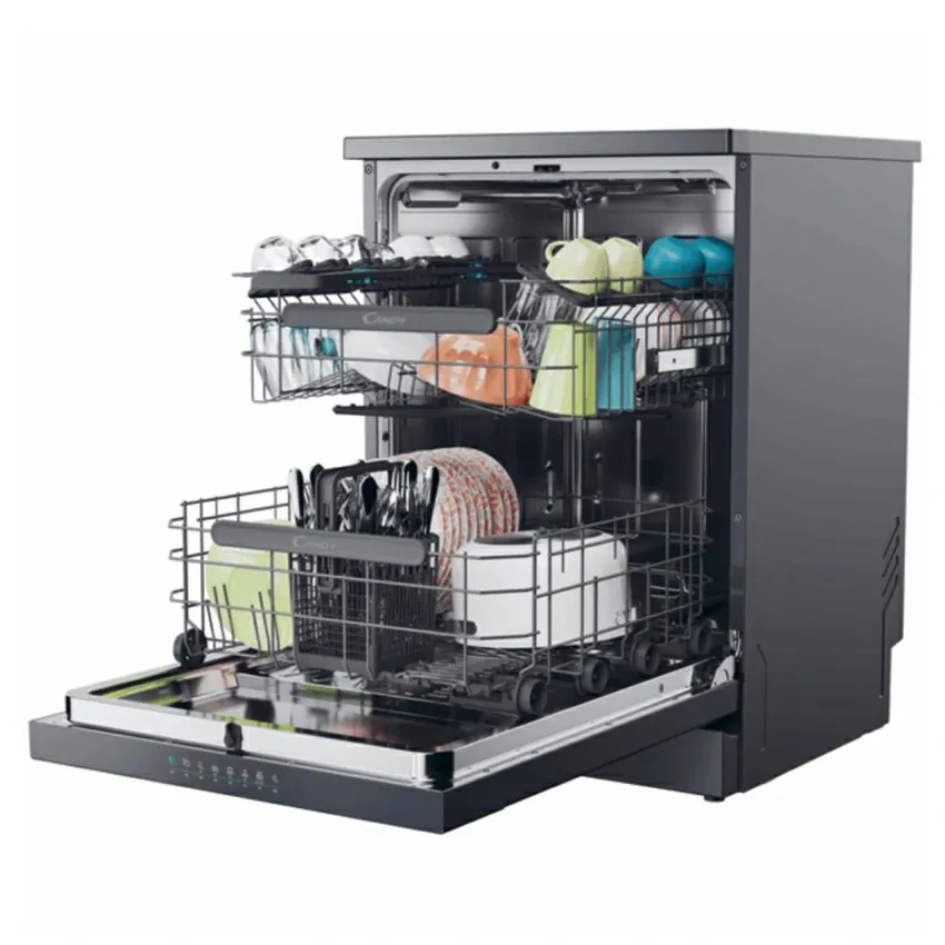 Lave Vaisselle CANDY 16 Couverts |  Inverter - Cycles ECO 10L -  CF6D4FOA - Gris