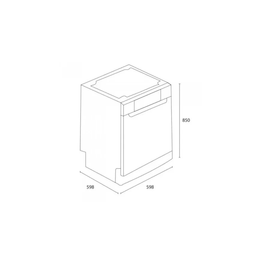 Lave-vaisselle FOCUS 13 couverts | F503B - Noir